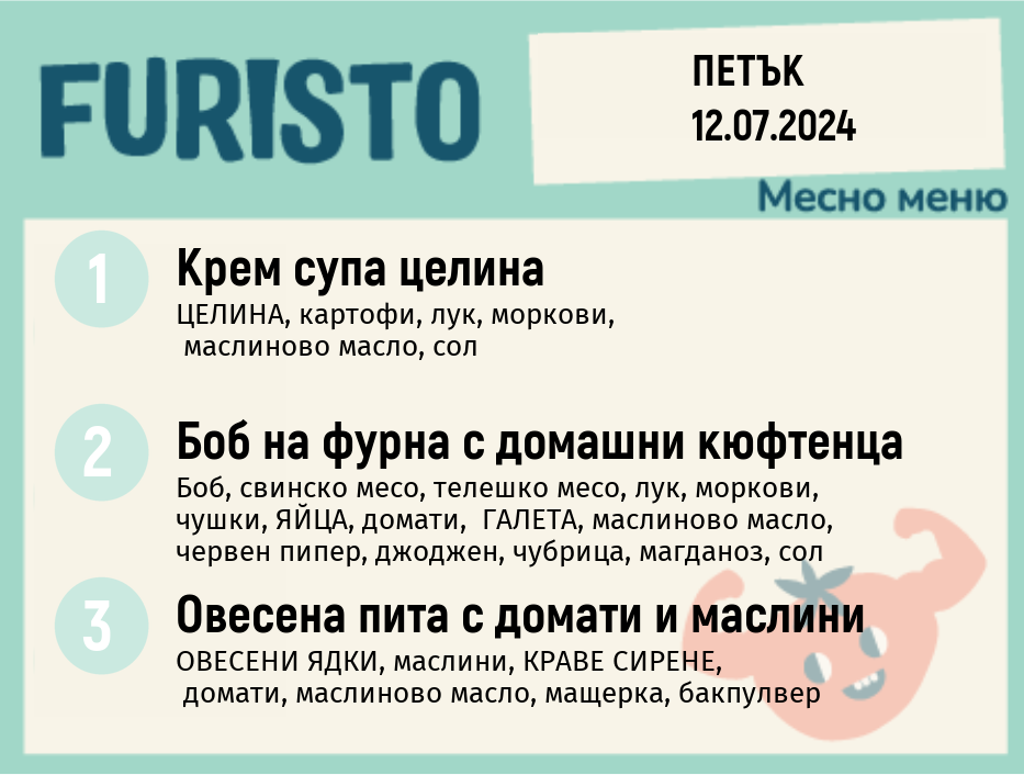 Меню 12.07 месно 200гр.